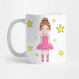 Pink ballerina Mug